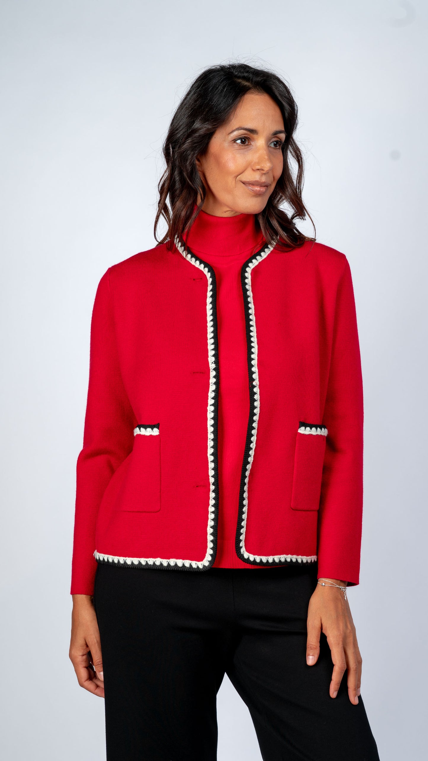 Chaqueta Chanel Rojo