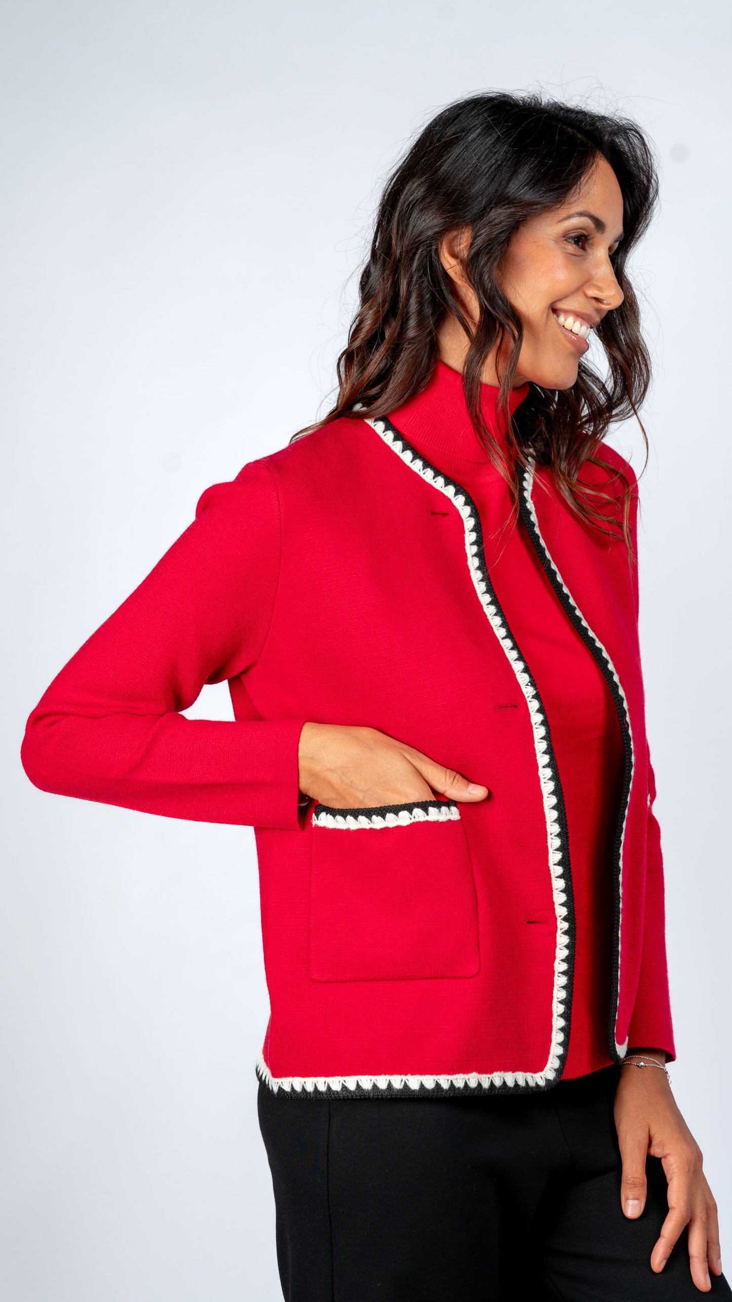 Chaqueta Chanel Rojo