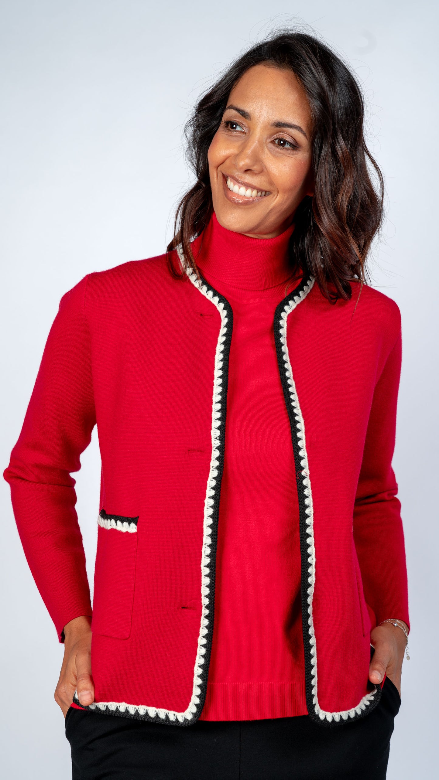 Chaqueta Chanel Rojo