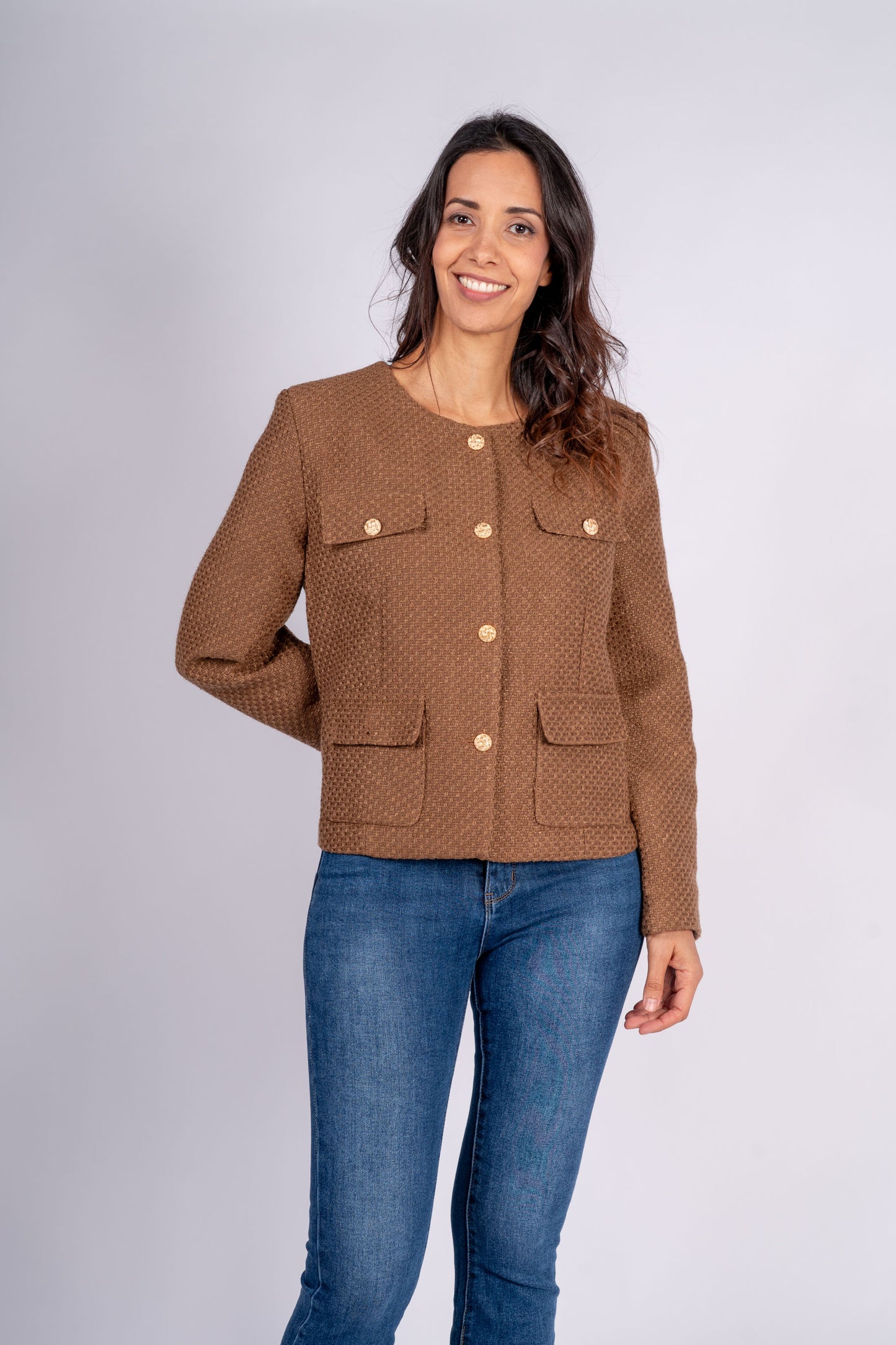 Chaqueta Chanel Camel