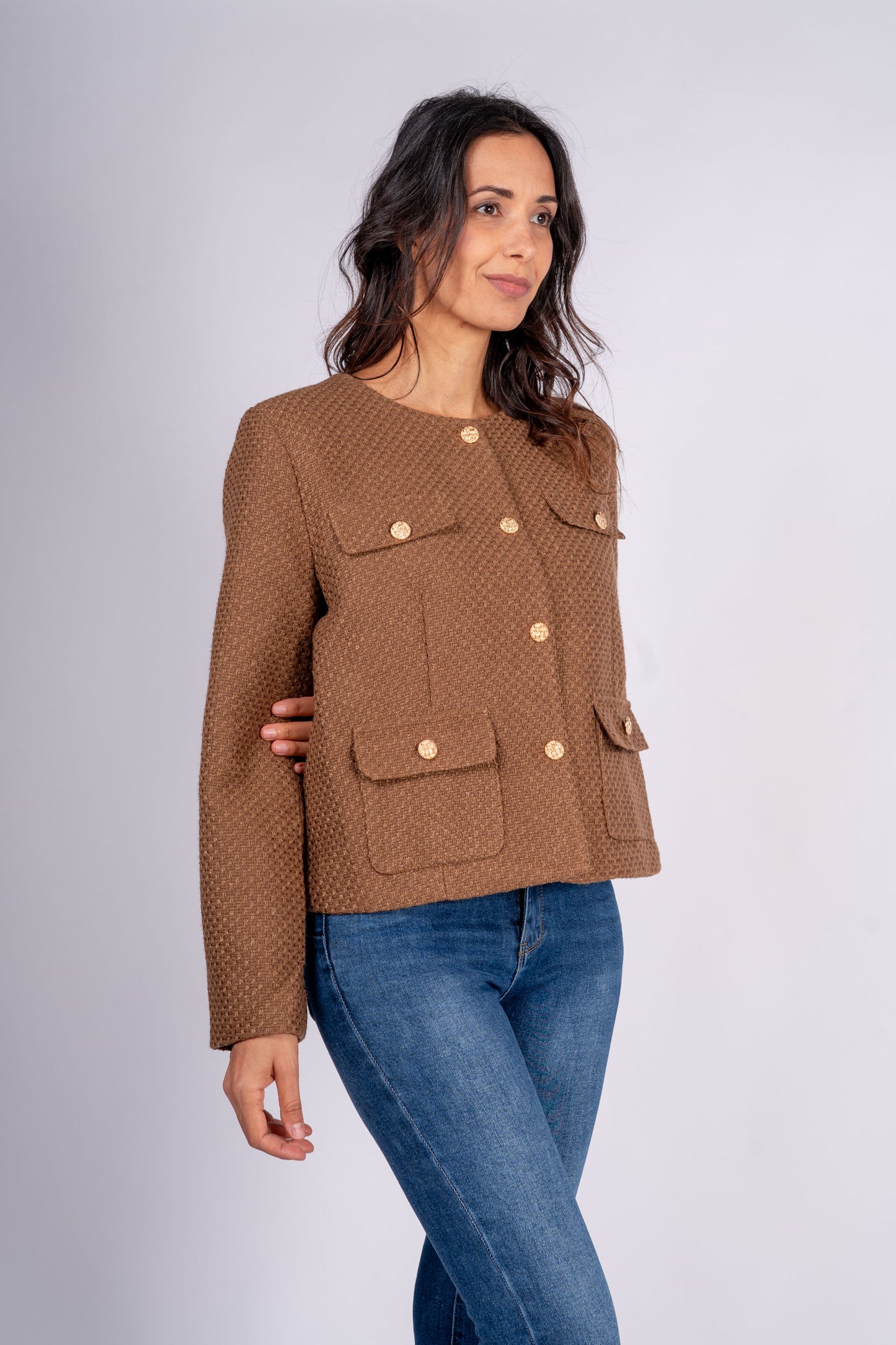 Chaqueta Chanel Camel