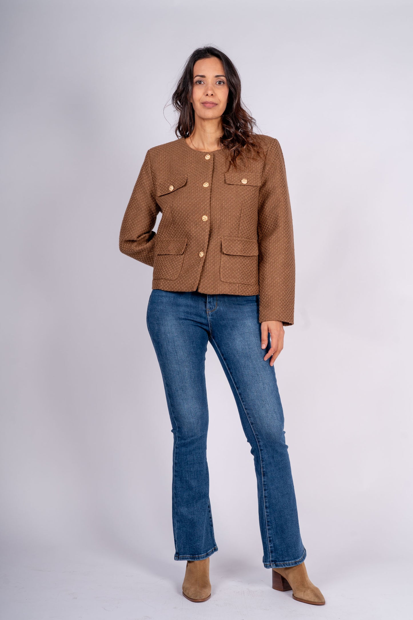 Chaqueta Chanel Camel