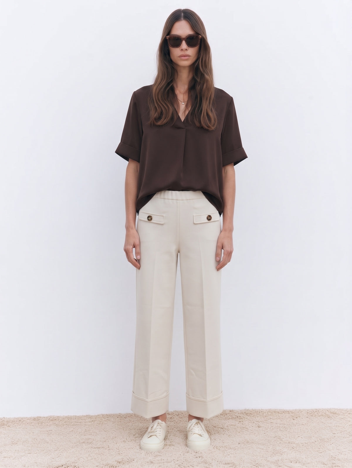 Pantalón cropped arena para mujer - G-Barcelona
