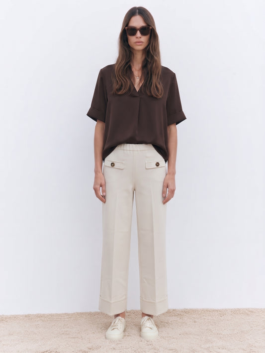 Pantalón cropped arena para mujer - G-Barcelona