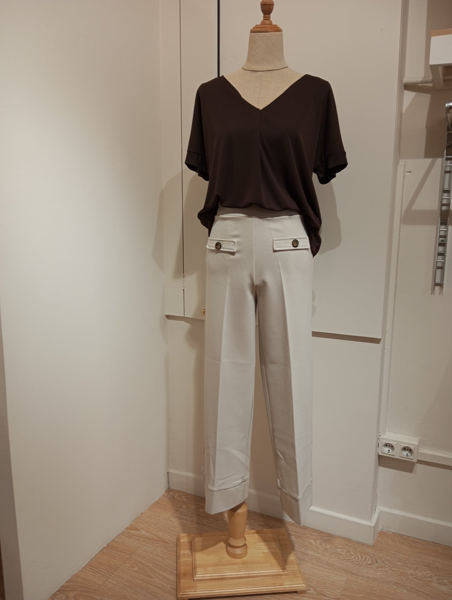 Pantalón cropped arena para mujer - G-Barcelona